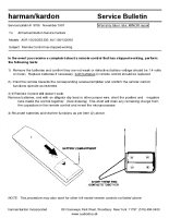 Harman-Kardon AVI-150-Service-Bulletin